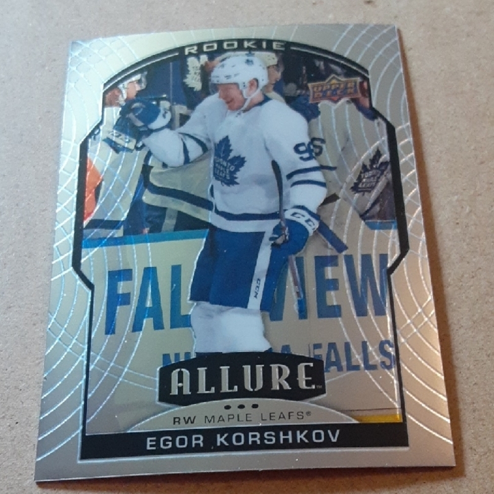 Allure Silver and Blue NHL Rookie Card